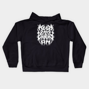 Keep Calm - Grunge Aesthetic - 90s Black Metal Kids Hoodie